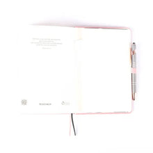 Rose Color with Cross Wineskin Journal w/Elastic Pen Loop, Hardcover, 420 Pages