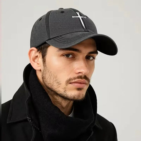 Christian Cross Sword Hat Faith Jesus Religious Man Cap