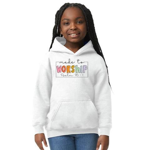 Made To Worship Youth Hooded Sweatshirt