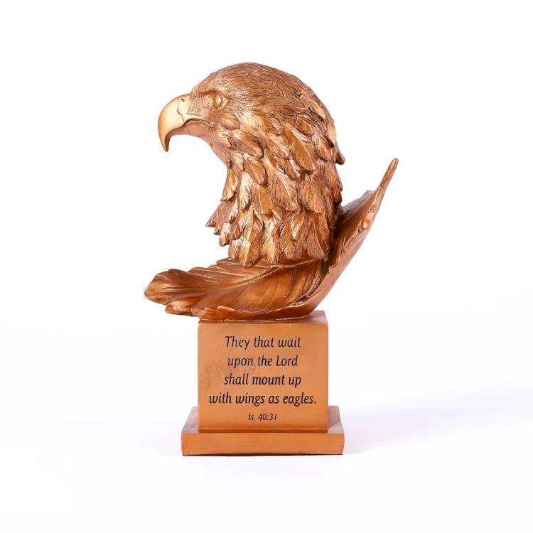 Eagle Bronze Sculpture Is 40:31, 9