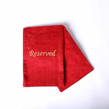 Pew Sash Reserved Burgundy