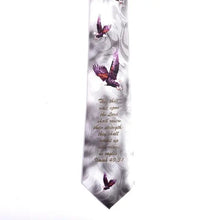 Isaiah 40:31 Eagles Grey Tie