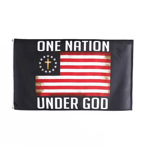 ONE NATION UNDER GOD FLAG 3FTX5FT