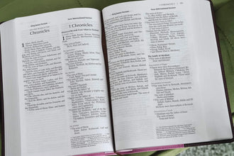 NIV, KJV, Side-by-Side Bible: God's Unchanging Word Across the Centuries, Large Print