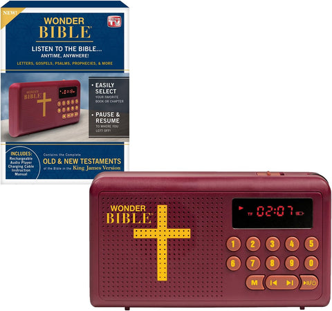 KJV- The Audio Bible Player That You Can Listen to, King James Version, New & Old Testament as Seen On TV