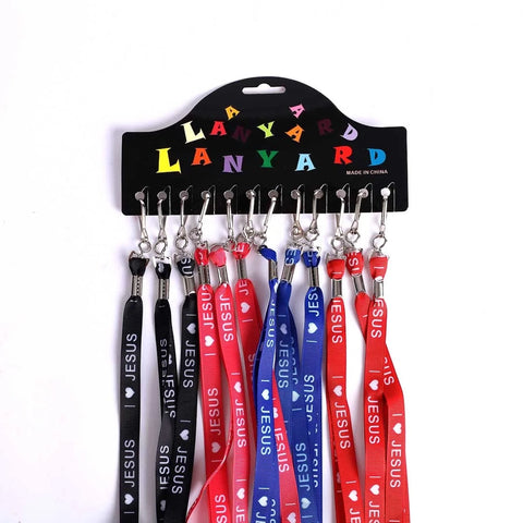 I Love Jesus Lanyard PK12