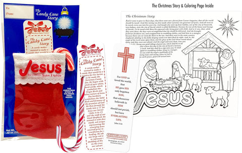 The Candy Cane Story Stocking, Bookmark, Candy Cane & Activity Page Set, 1 Count