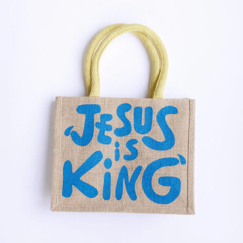 Jesus Is King Easter Basket, Blue (Will Ship in March)