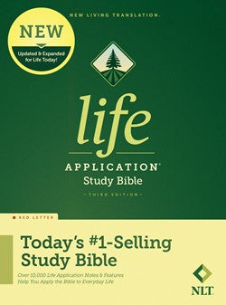 NLT Life Application Study Bible, Third Edition, Hardcover , Red Letter