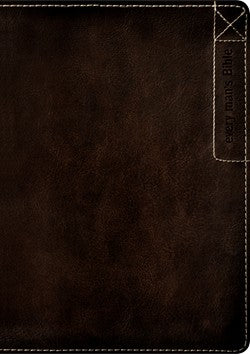 Every Man’s Bible NLT, Large Print, Deluxe Explorer Edition, Rustic Brown
