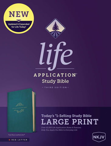 NKJV Life Application Study Bible, Third Edition, Large Print