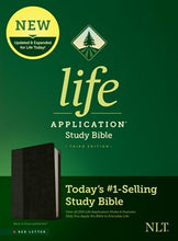 NLT Life Application Study Bible, Third Edition, Leather Like, Red Letter