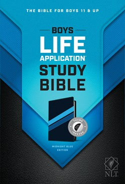 NLT Boys Life Application Study Bible, Leatherlike and Indexed