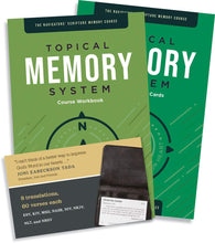 Topical Memory System Kit (Course Workbook, Memory Verse Cards, and Verse Card Holder). Great for Parents & Teachers!