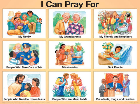 I Can Pray for Wall Chart