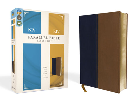 NIV, KJV, Side-by-Side Bible: God's Unchanging Word Across the Centuries, Large Print