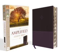 Amplified Study Bible, Leathersoft, Purple, Thumb Indexed