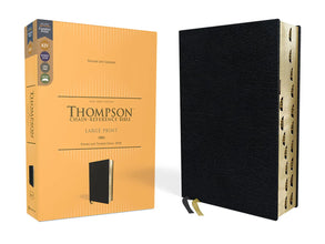 KJV Thompson Chain-Reference Thumb Indexed Bible, Black