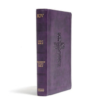 KJV Rainbow Study Bible, Purple LeatherTouch