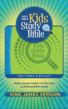 KJV Kids Study Bible, Green/Blue Flexisoft