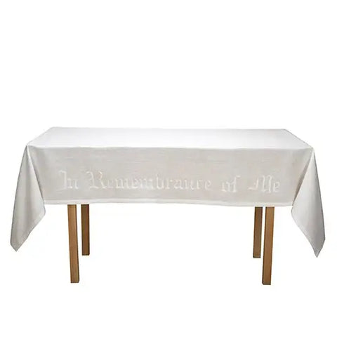 In Remembrance of Me Altar Frontal Altar Communion Table Cloth