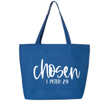 Chosen Zippered Tote Bag