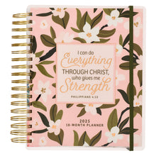 I Can Do Everything 18-Month 2025 Planner with Elastic Closure - Philippians 4:13