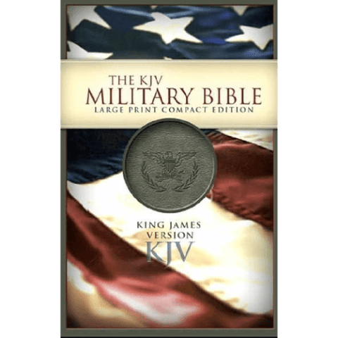 Biblia militar compacta con letra grande KJV