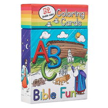 52 ABC Bible Fun Coloring Cards for Kids