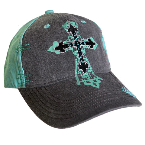 Amazing Grace Cross  Womens Cap