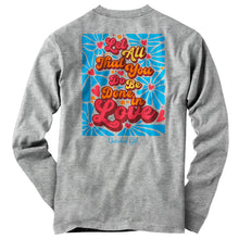 Girl Womens Long Sleeve T-Shirt Be Done In Love