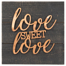 Love Sweet Love Copper and Wood Wall Art, 16