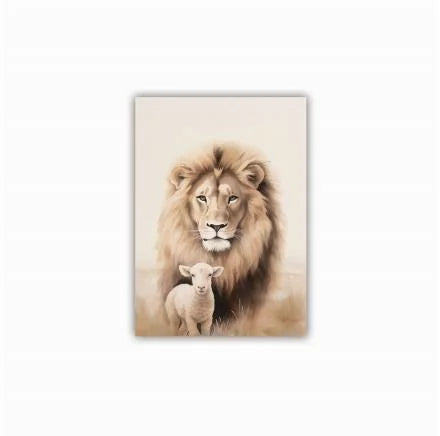 Lion and Lamb Canvas