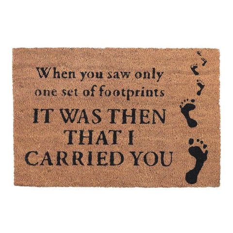 FootPrints Door Mat 16X24