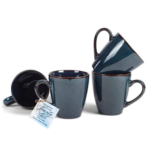 Navy Blue Mug for Father w/Sentiment Hangtag (Each mug sold separately)