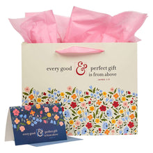 Every Good & Perfect Gift Bag and Card Set- James 1:17