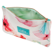 Life is Beautiful Canvas Zippered Pouch