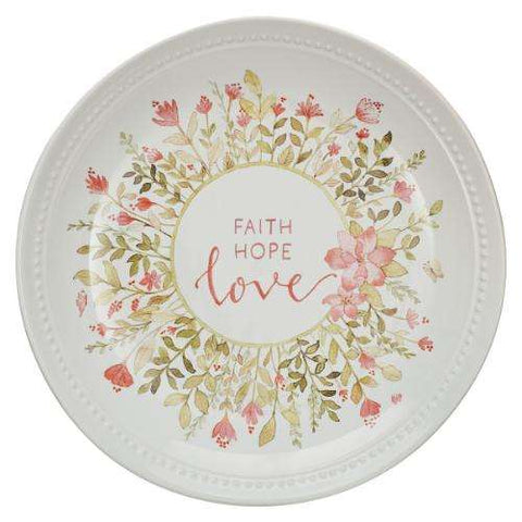 Faith, Hope, Love Plate