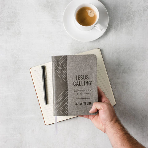 Jesus Calling, Textured Gray with Full Scriptures