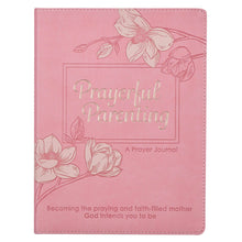 Prayerful Parenting Pink Faux Leather Prompted Prayer Journal