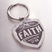 Faith Mountain Vista-Matthew 17:20 Key Ring