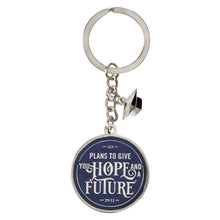 Congrats Grad Hope & a Future Metal Keychain with Link Chain- Jeremiah 29:11