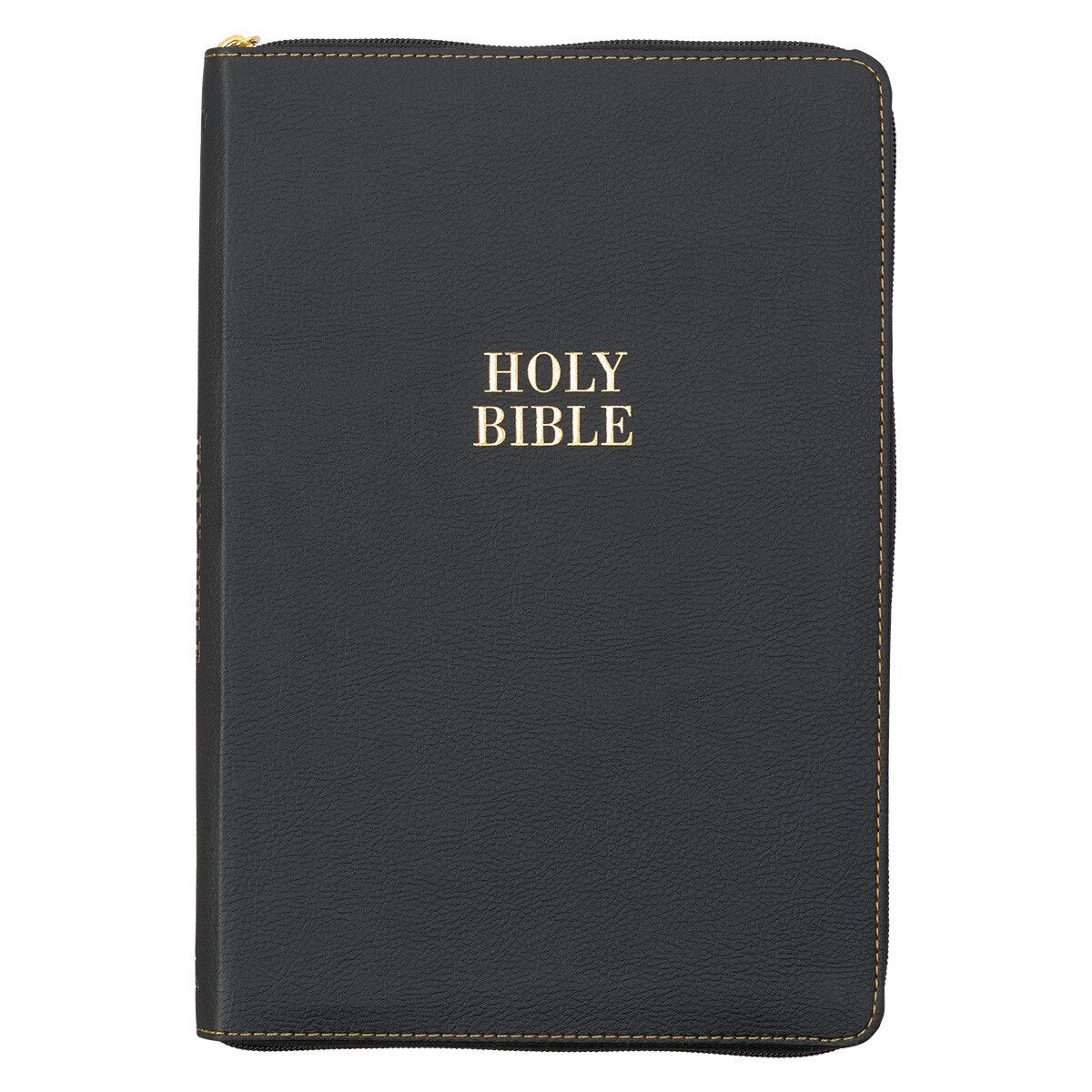 KJV Bible Large Print Thinline  with Thumb Index and Zippered Closure