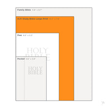 Art Nouveaux Framed KJV Study Bible with Thumb Index, Large Print