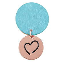 Be Joyful Key Ring with Teal Disc