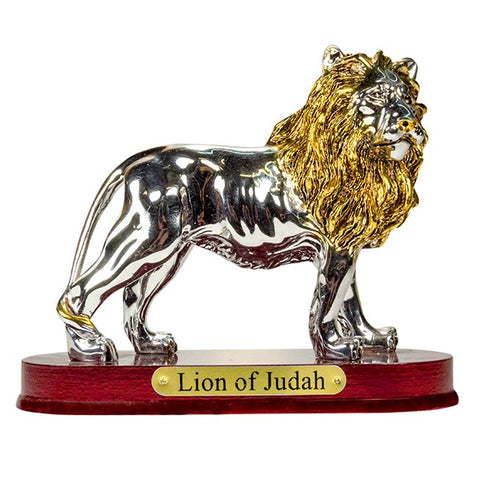 Lion Of Judah on Wood Base