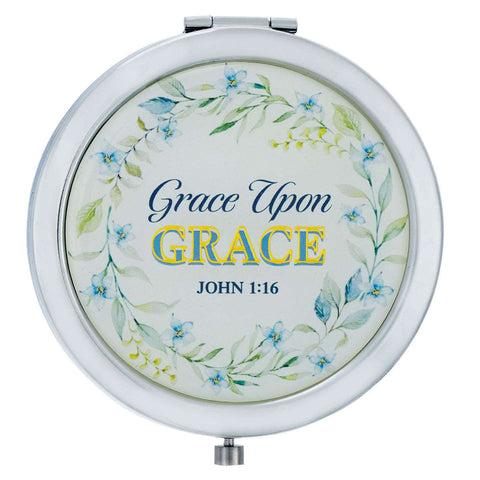 Grace Upon Grace Compact Mirror- John 1:16