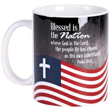 Blessed is the Nation Flag Mug