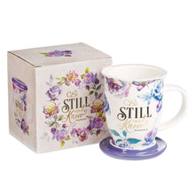 Be Still and Know Lidded Mug-Psalm 46:10