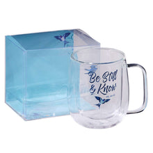 Be Still and Know- Psalm 46:10 Glass Mug